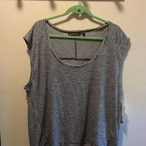 Breezy Stripe Muscle Tank